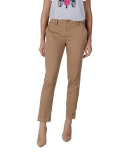 Pantalon beige coton stretch | Liu Jo