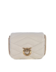Sac blanc cuir Pinko femme
