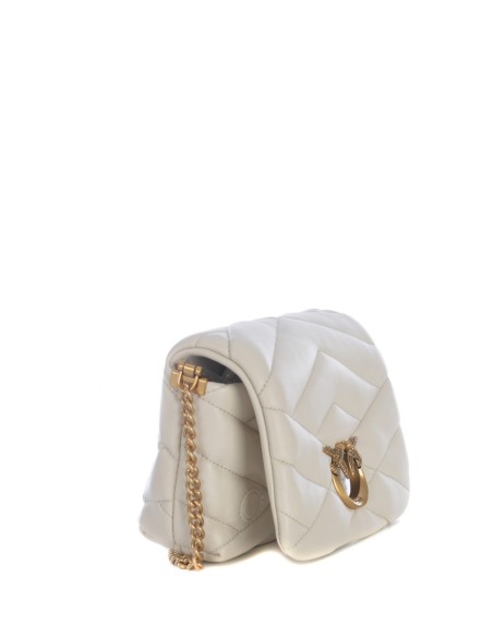Sac blanc cuir Pinko femme