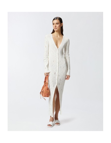 Robe blanche Pinko femme