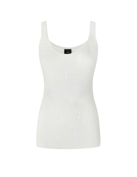 Débardeur blanc Pinko femme