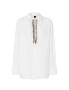 Chemise blanche strass Pinko femme