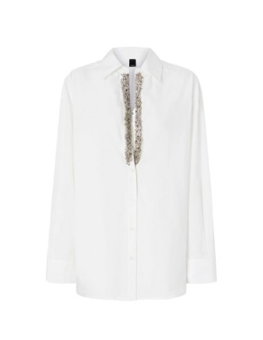 Chemise blanche strass Pinko femme