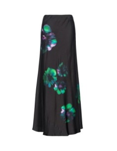 Jupe florale noire Pinko femme