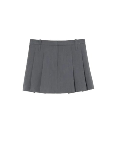 Jupe grise Pinko femme