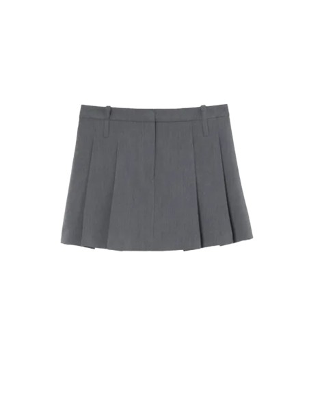 Jupe grise Pinko femme