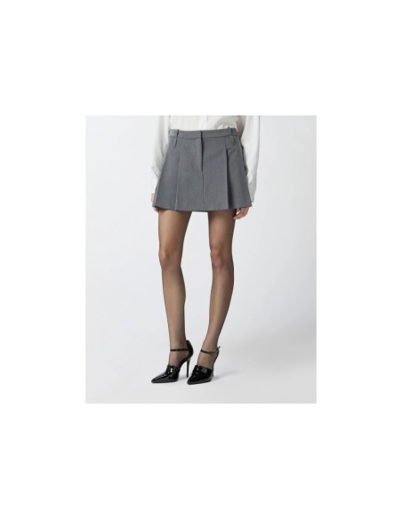 Jupe grise Pinko femme