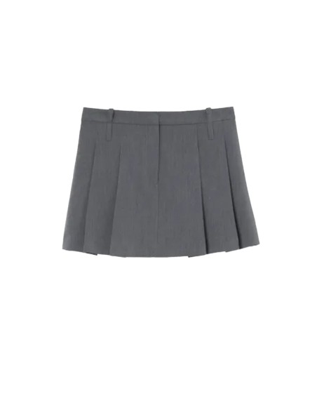 Jupe grise Pinko femme