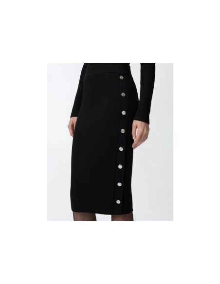 Jupe noire laine Pinko femme
