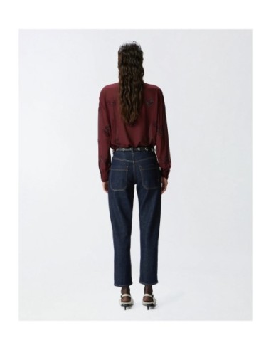 Jeans bleu Pinko femme