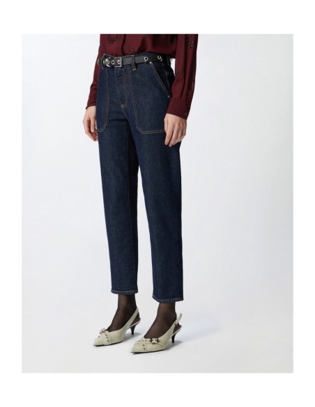 Jeans bleu Pinko femme