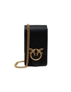 Sac noir cuir Pinko femme