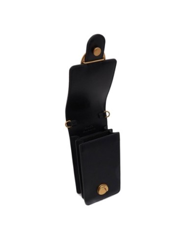 Sac noir cuir bandoulière | Pinko
