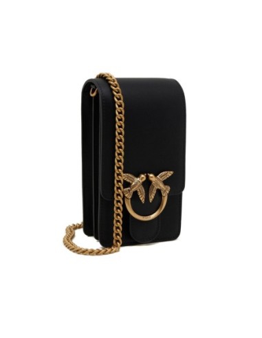 Sac noir cuir bandoulière | Pinko