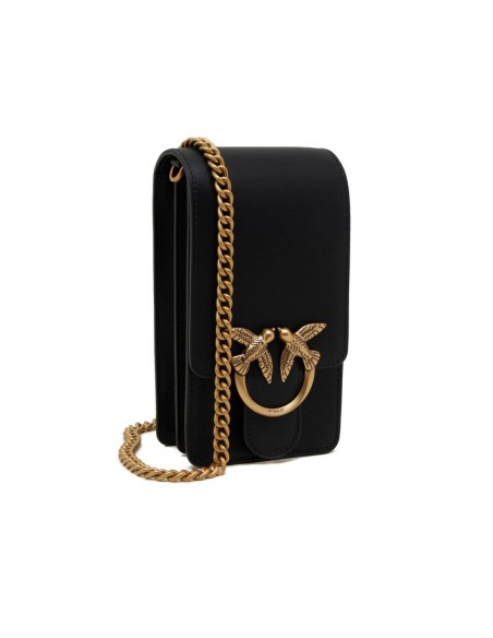 Sac noir cuir Pinko femme