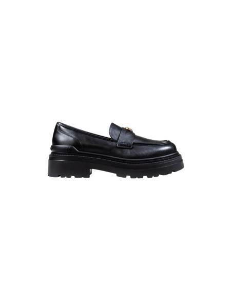 Mocassins noirs cuir Pinko femme