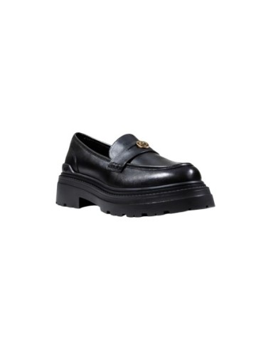 Mocassins noirs cuir Pinko femme