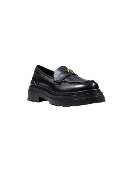 Mocassins noirs cuir Pinko femme