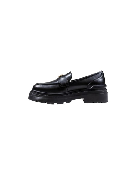Mocassins noirs cuir Pinko femme