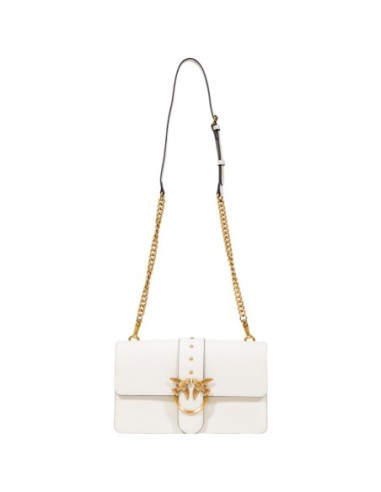 Sac blanc bandoulière Pinko femme