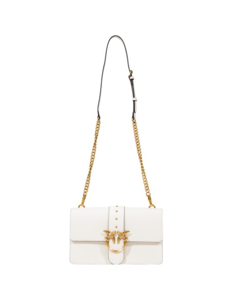 Sac blanc bandoulière Pinko femme