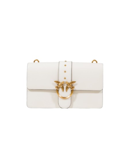 Sac blanc bandoulière Pinko femme
