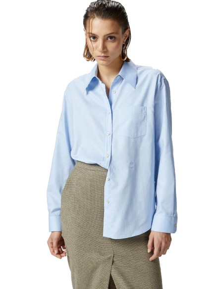 Chemise bleu azur Pinko femme