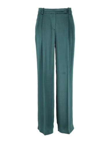 Pantalon vert satiné Pinko femme