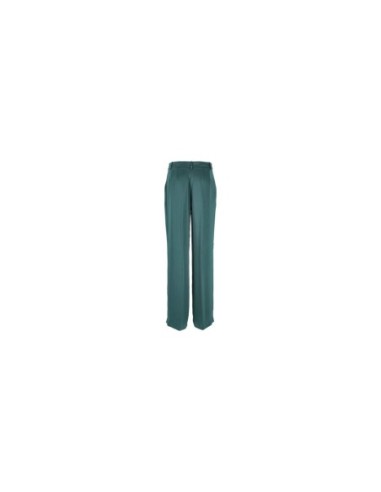 Pantalon vert satiné Pinko femme