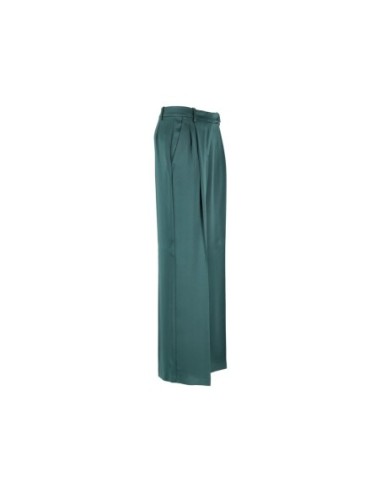 Pantalon vert satiné Pinko femme