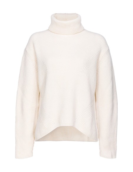 Pull blanc cachemire Pinko femme