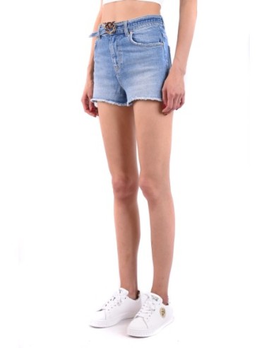 Short bleu azur Pinko femme