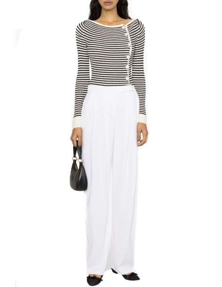 Pantalon blanc polyester | Pinko