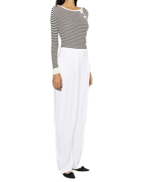 Pantalon blanc polyester | Pinko