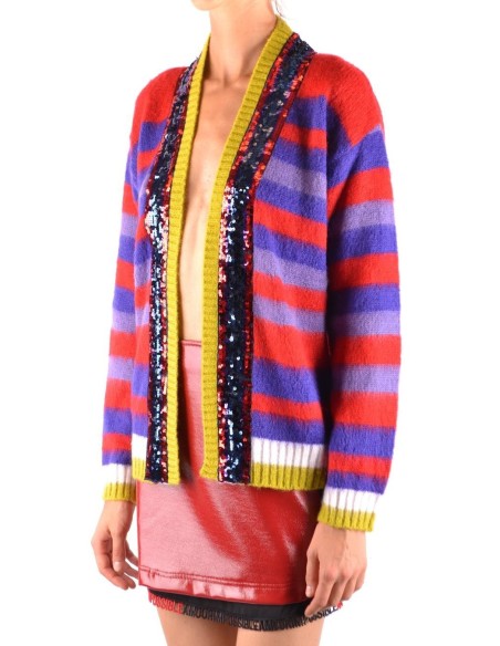 Cardigan multicolore rayé Pinko femme