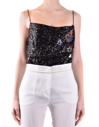 Top noir bretelles Pinko femme