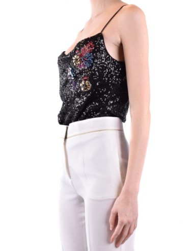 Top noir bretelles Pinko femme
