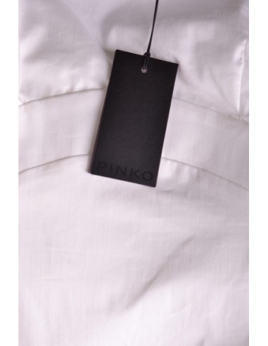 Robe blanche bretelles Pinko femme