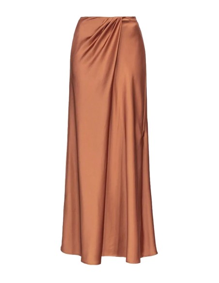 Jupe marron viscose Pinko femme