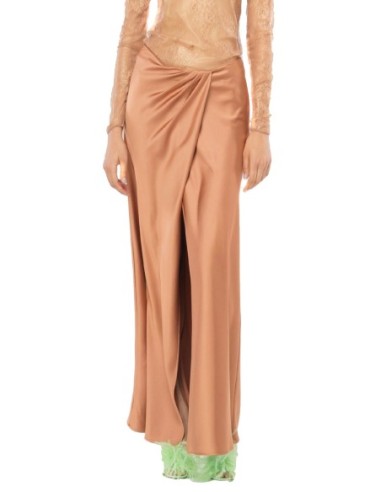 Jupe marron viscose Pinko femme