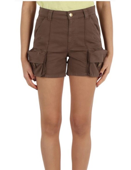 Short marron Pinko femme