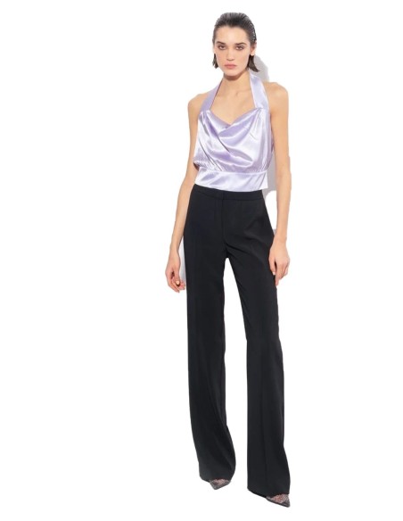 Pantalon Pinko noir silhouette structuree