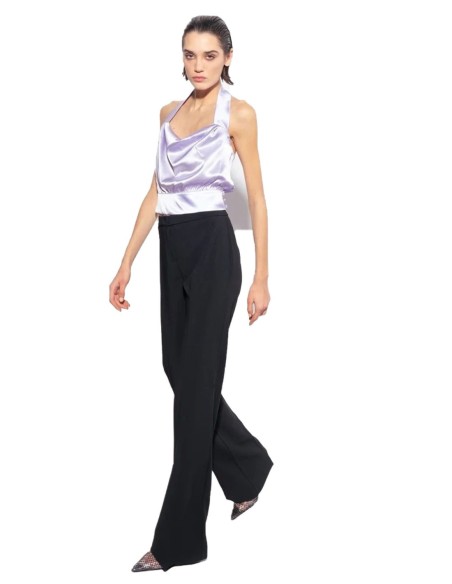 Pantalon Pinko noir silhouette structuree