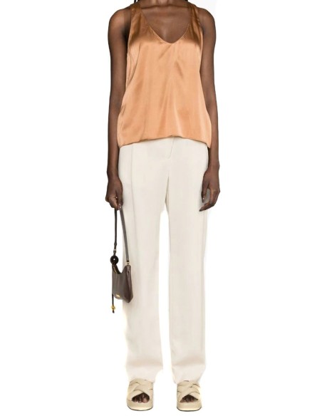 Débardeur marron Pinko femme