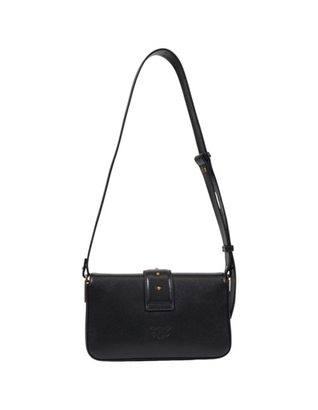 Sac bandoulière cuir noir Pinko femme