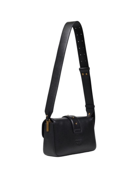 Sac bandoulière cuir noir Pinko femme
