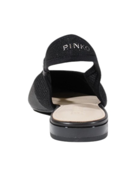Sandales noires cuir Pinko femme