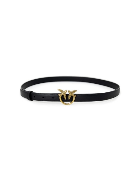 Ceinture noire cuir Pinko femme