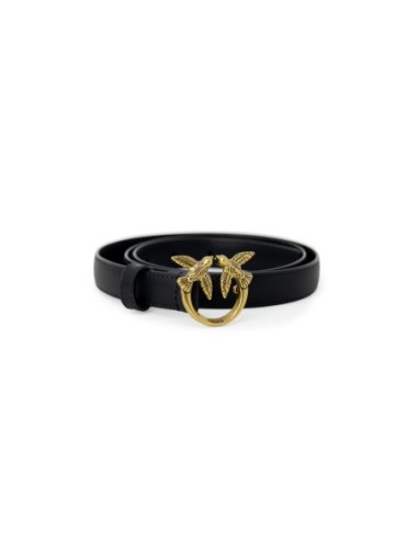 Ceinture noire cuir Pinko femme