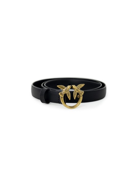 Ceinture noire cuir Pinko femme